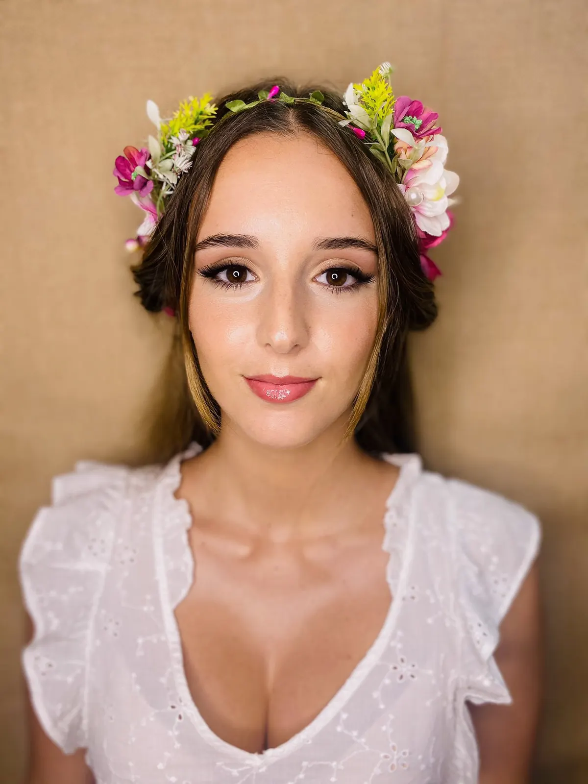 Maquillaje de novia romántico